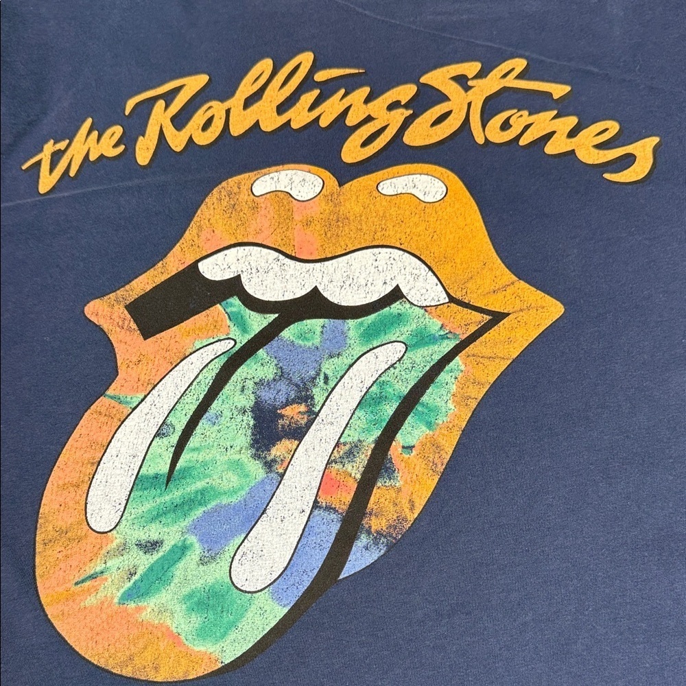 The Rolling Stones Blue Graphic Kids Tee - Picture 5 of 5